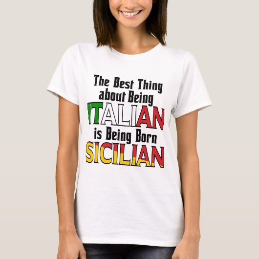 Het beste van Italiaans zijn T-shirt (Voorkant)