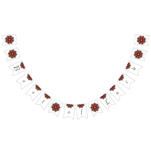 Het beste van Luck. Mandala in rood Vlaggetjes (Alle)