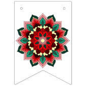 Het beste van Luck. Mandala in rood Vlaggetjes (Eerste vlag)