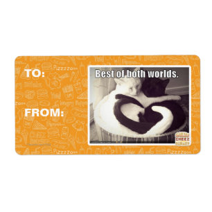 Het beste van twee werelden. etiket