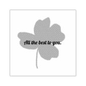 Het beste voor u, shamrock rubberstempels rubberstempel (Afrduk)