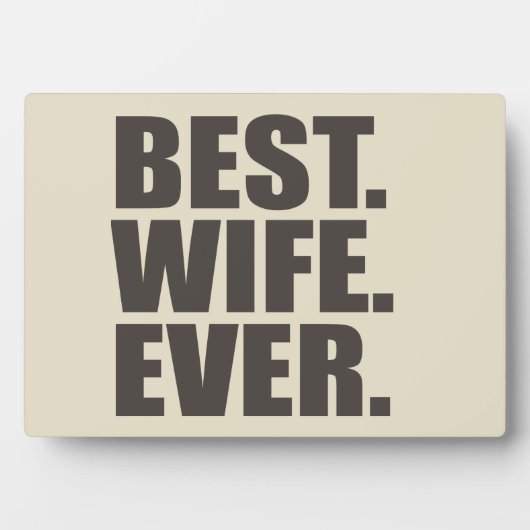 Het beste. Vrouw. Ooit. Fotoplaat (voorkant)