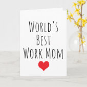 Het beste werk van Red Heart Kaart (Gele Bloem)