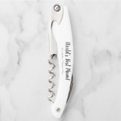 Het beste witte zwarte de douanemanuscript van de kurkentrekker (Voorkant)