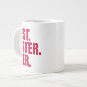 Het beste. Zuster. Ooit. (roze) Grote Koffiekop