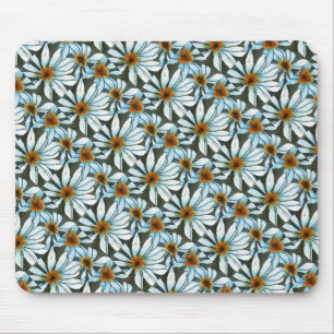 Het Betegelde Patroon BloemenMousepad van "Daisy Muismat