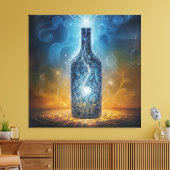 Het betoverde elixer van de kosmos canvas afdruk (Insitu (Woonkamer))