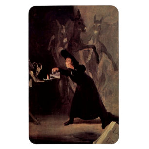 Het betoverde Man door Francisco Goya 1798 Magneet