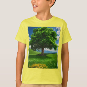 Het betoverde veld - Boom des Levens te midden van T-shirt