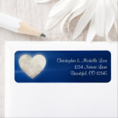 Het betoveren Adres van de Maan van het Hart Etiket (Insitu)