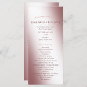 Het betoverende Fairy Tale Castle Wedding Programm Programma (Voorkant / Achterkant)