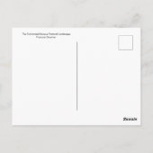 Het betoverende landschap, een pastoraal landschap briefkaart (Achterkant)