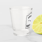 Het betreden van Nantucket Island Shot Glas (Links)