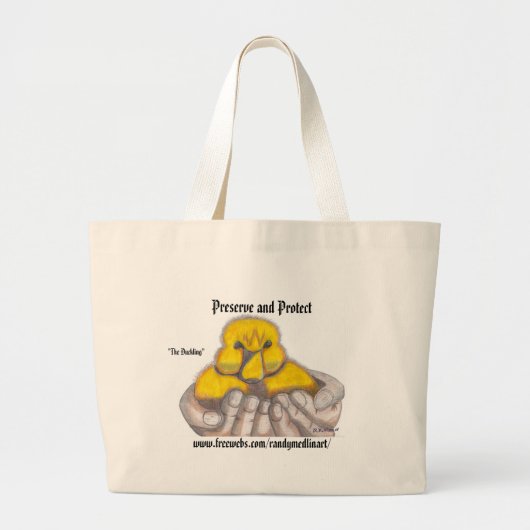 Het beuzelen grote tote bag (Voorkant)