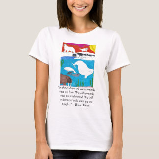 Het bevroren Noordpoolgebied T-shirt