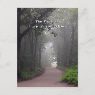 Het bewegen naar het Briefkaart van het Adres van 