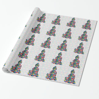 Het bewustzijn van BUDDHA : Geleid in JEWELS Cadeaupapier