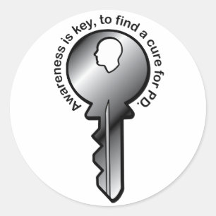 Het bewustzijn van Parkinson is essentieel Ronde Sticker