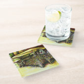 Het bezit van Optices Glazen Onderzetter (Schuin)