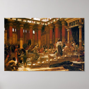 Het bezoek van de koningin van Sheba aan koning So Poster