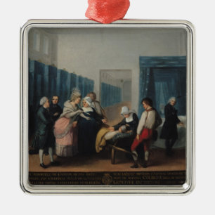 Het bezoek van monsieur en Madame Necker Metalen Ornament