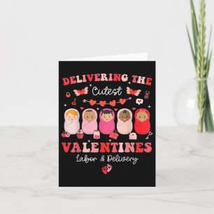 Het bezorgen van de schattigste Valentijns Labor & Kaart
