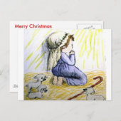 het bidden kindKerstmis Feestdagenkaart (Voorkant / Achterkant)