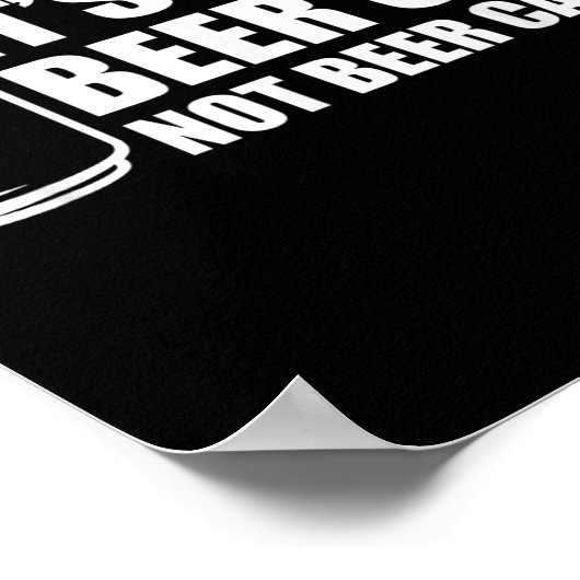 Het bier kan niet ontbreken poster (Hoek)