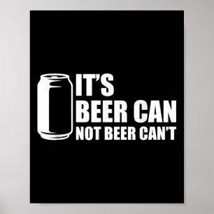 Het bier kan niet ontbreken poster