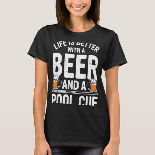 Het bierleven is beter met een biertje en een pool t-shirt