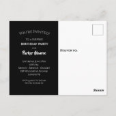 Het BIG 90e Birthday Party Invitation Briefkaart (Achterkant)