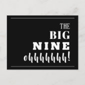 Het BIG 90e Birthday Party Invitation Briefkaart (Voorkant)