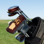 Het Big Cheese Golf Head Hoesje Golfheadcover (Insitu)