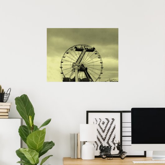 Het Big Wheel Poster (Thuiskantoor)
