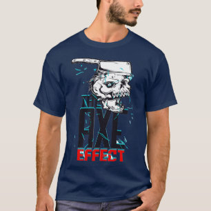 Het bijl-effect t-shirt