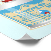 Het bijvullen van gasflessen voor kampkachels poster (Hoek)