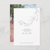 Het binden bewaart de Minimale Kaart van de Datum (Voorkant / Achterkant)