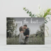 Het binden van de Bekleding van de Foto Knot Moder Kaart (Staand voorkant)