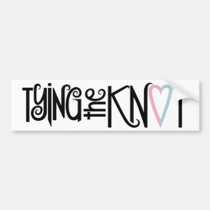 Het binden van de Bumpersticker Knot