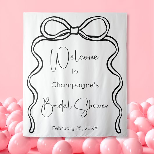 Het binden van de knoop Modern Script Vrijgezellen Wandkleed