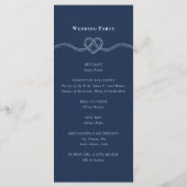 Het binden van de knoop touw hart nautische marine programma (Achterkant)