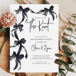 Het binden van de Knot Engagement Party Kaart