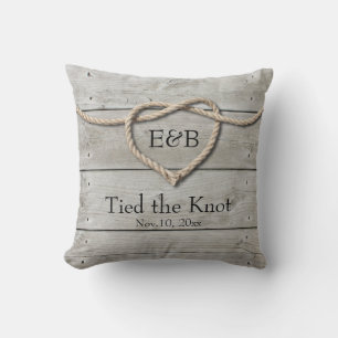 Het binden van de Knot Wedding Pillow Kussen