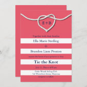 Het binden van de Uitnodiging van het Koraalhuweli (Voorkant / Achterkant)