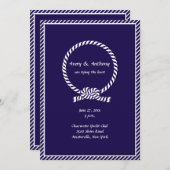 Het binden van de Uitnodiging van het Wedden van d (Voorkant / Achterkant)