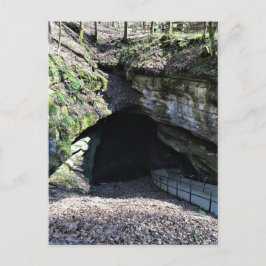 Het binnengaan van de grot - Briefkaart