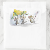 Het binnenhalen van de kerstkaas vakantie Stickers (Tas)