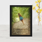 Het Binnenkomende" Wenskaart van de "reis Kaart (Gele Bloem)