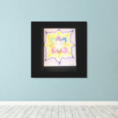 Het binnenlicht canvas afdruk (Insitu (Houten vloer))