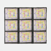 Het binnenlicht fleece deken (Voorkant (Horizontaal))